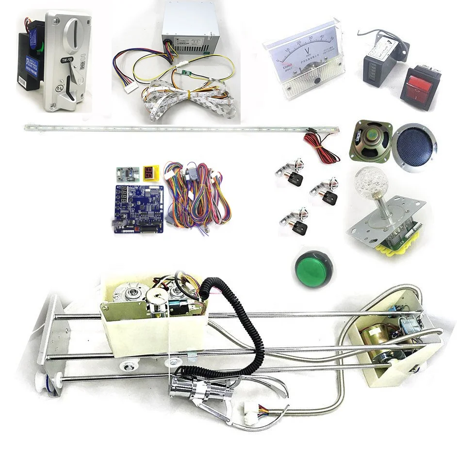 
Поставщик аксессуаров для аркадных игр, вендинговая игрушка, козловая игра, детали «сделай сам», кран, автомат, набор 