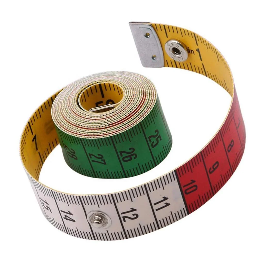 5Pcs Retractable Body Measuring Ruler Sewing Cloth Tailor Tape 60" 1.5  ub 