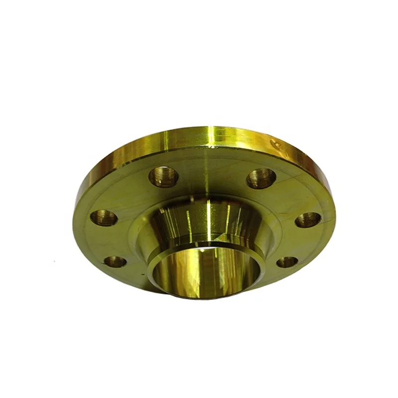 High Temperature Resistant Polished Alloy Steel Weld Neck Flange ASME B16.5 Specification 1/2" Bolt Hole Diameter 4 Holes for