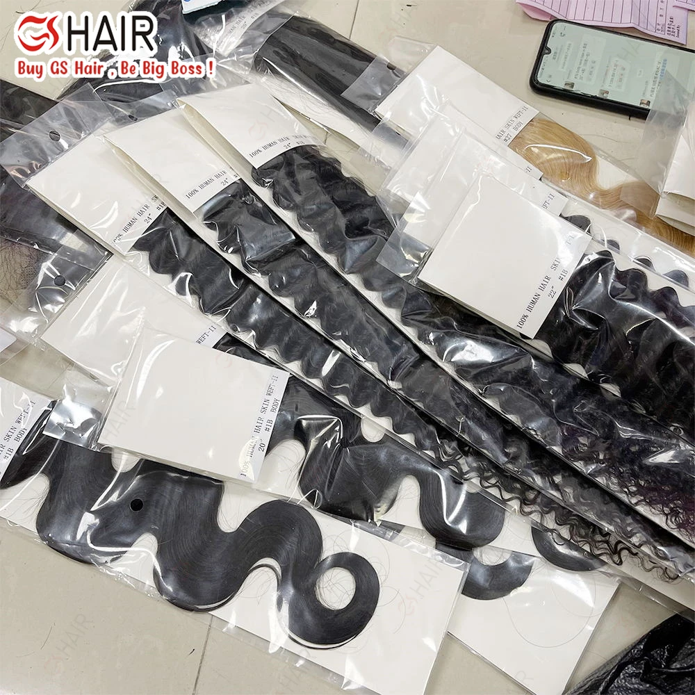 Gs Unprocessed Raw Virgin Tape Ins Vendor Indian Water Wave Afro Kinky