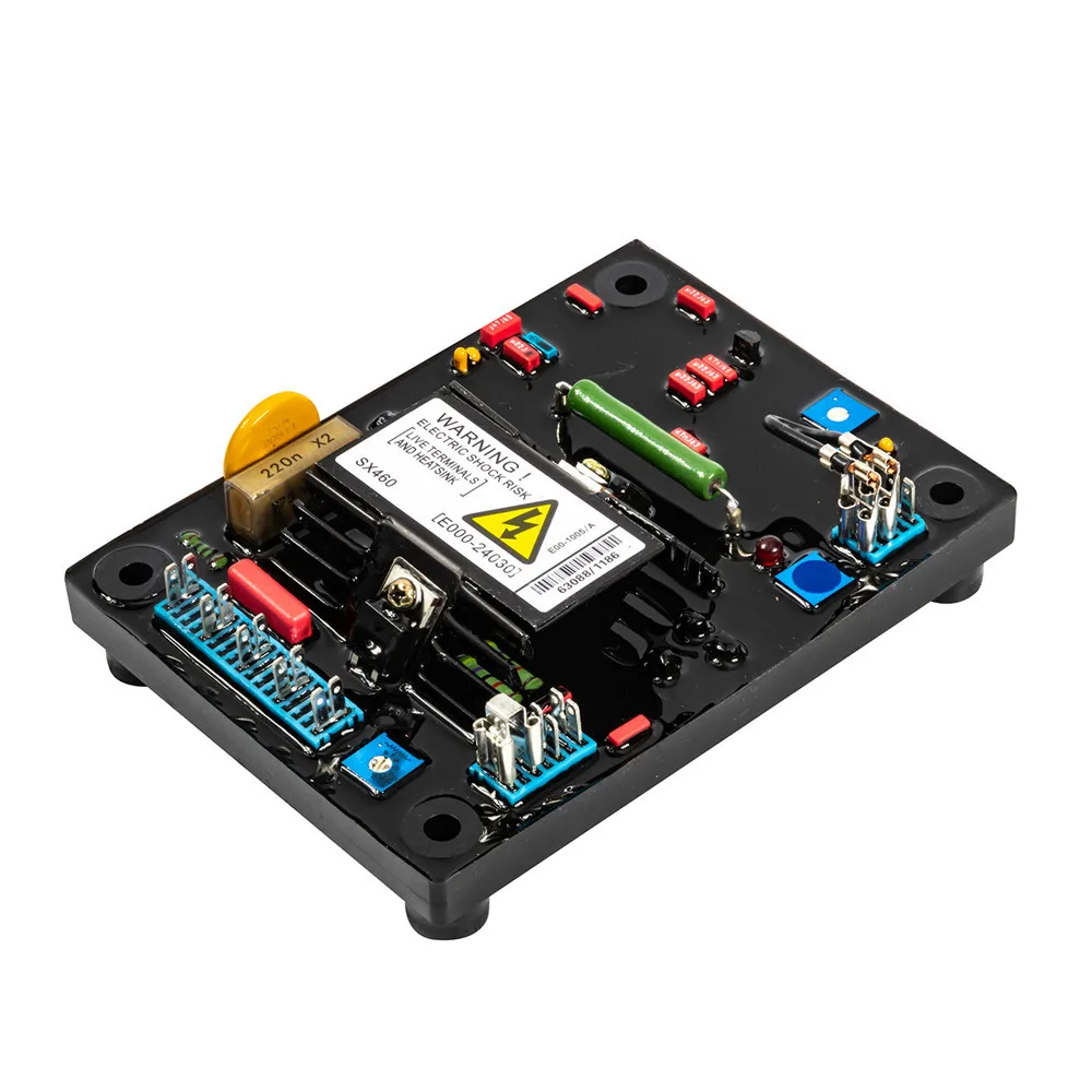 Diesel Automatic Voltage Regulator Generator AVR SX460-A With Red Capacitor