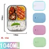 Large rectangular three-divided 960ml