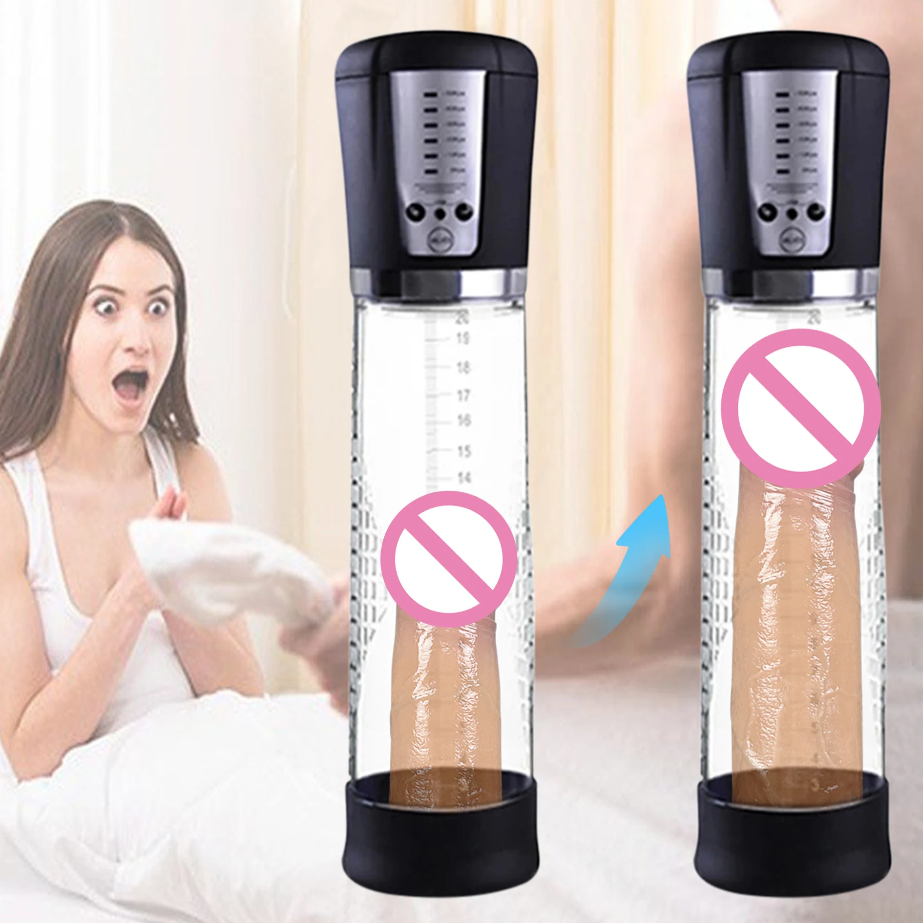 penispump sex Amazon.com: Penis Pump with Pressure Gauge,9 x 1.75 Inch Cylinder,1  Silicone Sleeves, Penis Enlargement DeviceSex Toys
