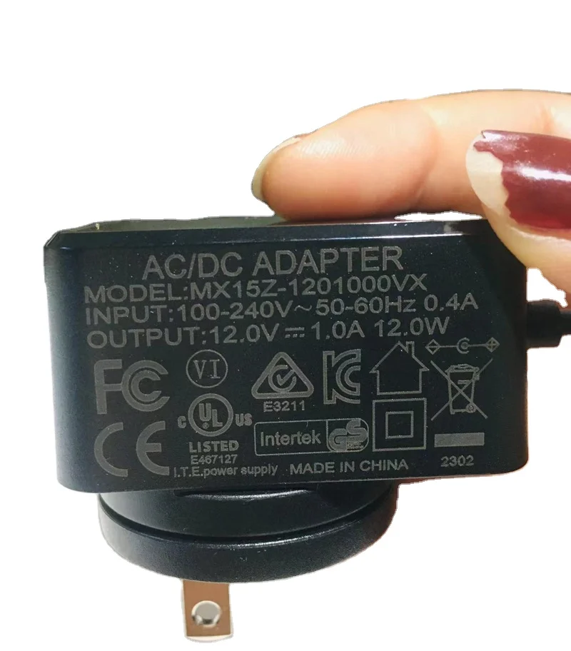 DC12V1A Interchangeable Plug Power Supply Adaptor With AU EU USA UK Plug UL GS CE SAA UKCA
