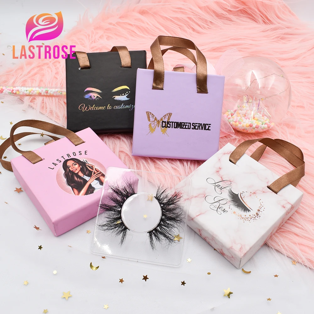 Eyelash Box Sets - Elegant Packaging with Glue & Tweezers