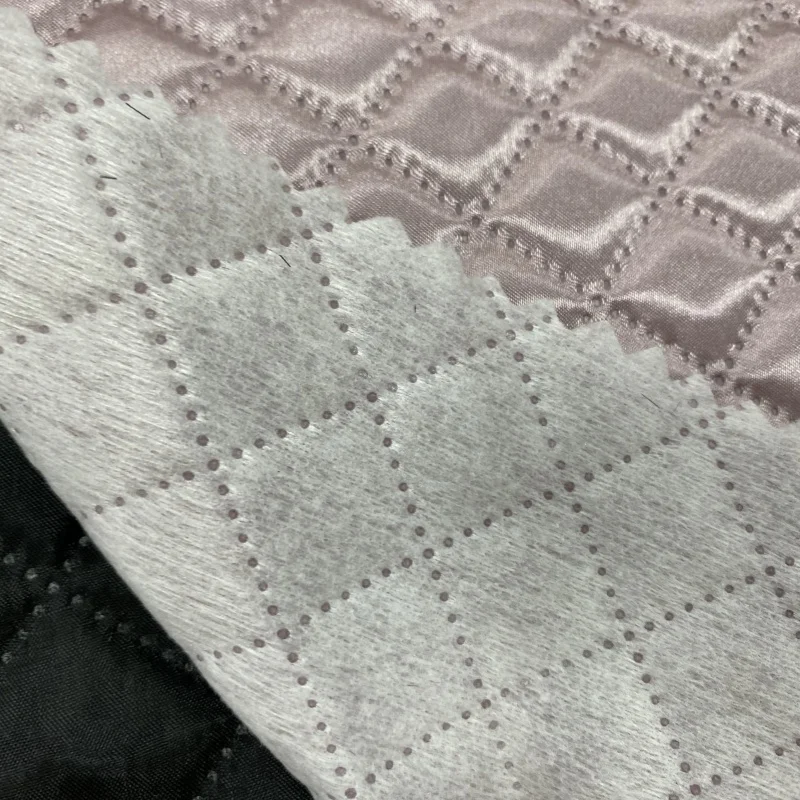 Ultrasonic&normal Quilting Fabric with Padding Non-woven Fabric Customized Polyester Nylon Cotton Rayon Viscose Bonded