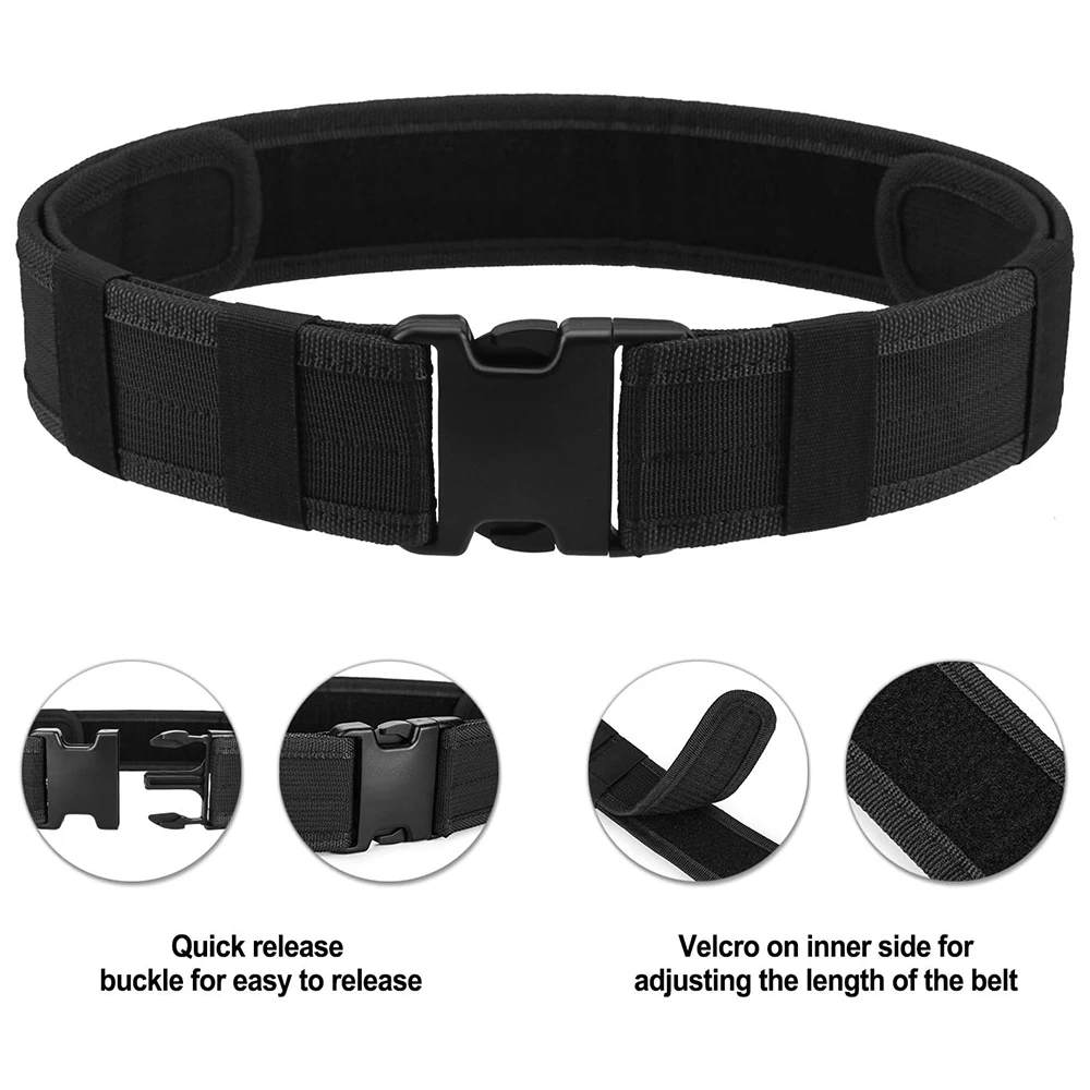 Sports Training Security Training Durable Outdoors Tactical Gear Wear-resistant Lightweight Utility Nylon Belt