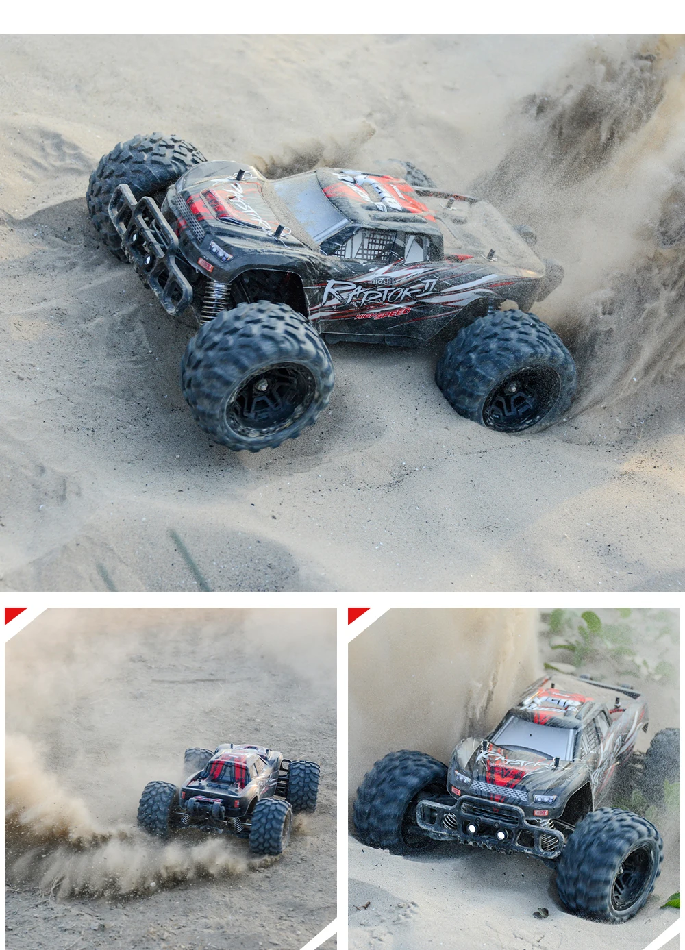 最新のHOSHNN518ラプターII80 km/h RC CAR 4WD1/8スケール