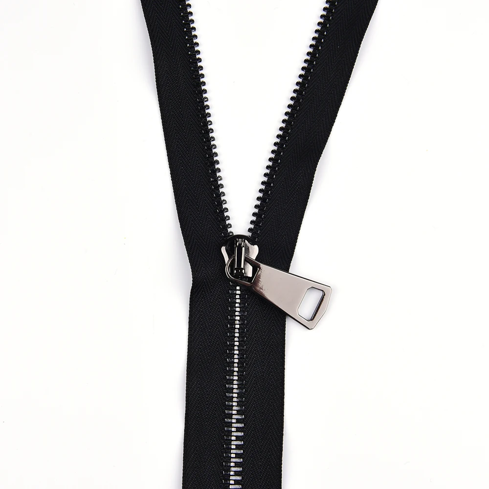 Dawei Factory Price Customize Metal Close-end Metal 10# Brass Jacket Metal Zipper for Bags/luggage/handbag/clothes/backpack/tent