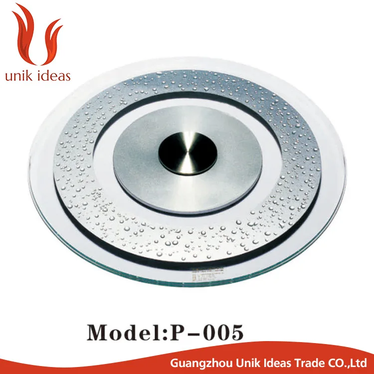 Банкетный подшипник из закаленного стекла 24 дюйма для обеденного стола