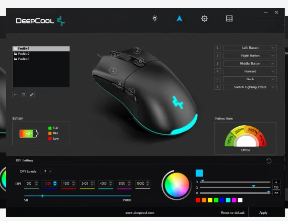 DeepCool MG510 Wireless Gaming Mouse  Computer Accessories Gaming Mouse