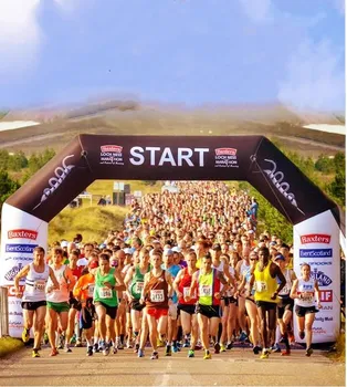 Factory Price Sale Custom Printing Inflatable Start and Finish Line Arches Goal Inflatable Entrance Arch Gate for Sport Event