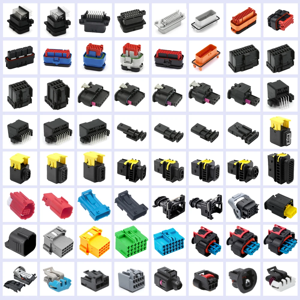 CHENF Auto Electrical Connectors 2/3/4/5/6/7/8/9/10 Pin Waterproof Terminals Automotive Wire Harness and Power Connectors