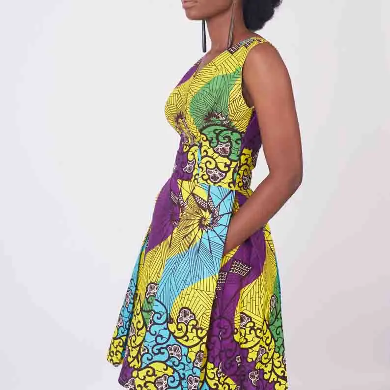 Factory Wholesales Fashion Ethnic Style Printed Summer African