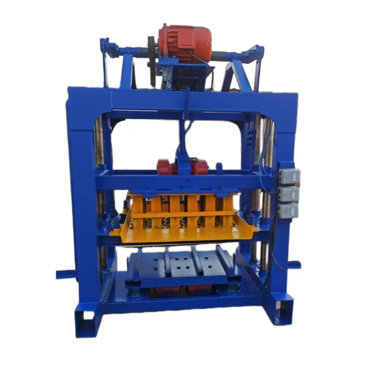 Prices of Brick Making Machine QT40-2 Mini Concrete Hollow Solid Paver Interlock Kerbstone Block Machine in Kenya
