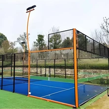 Factory Price Classic Padel Court Frame Green Custom 20m*10m Mobile Padel Court