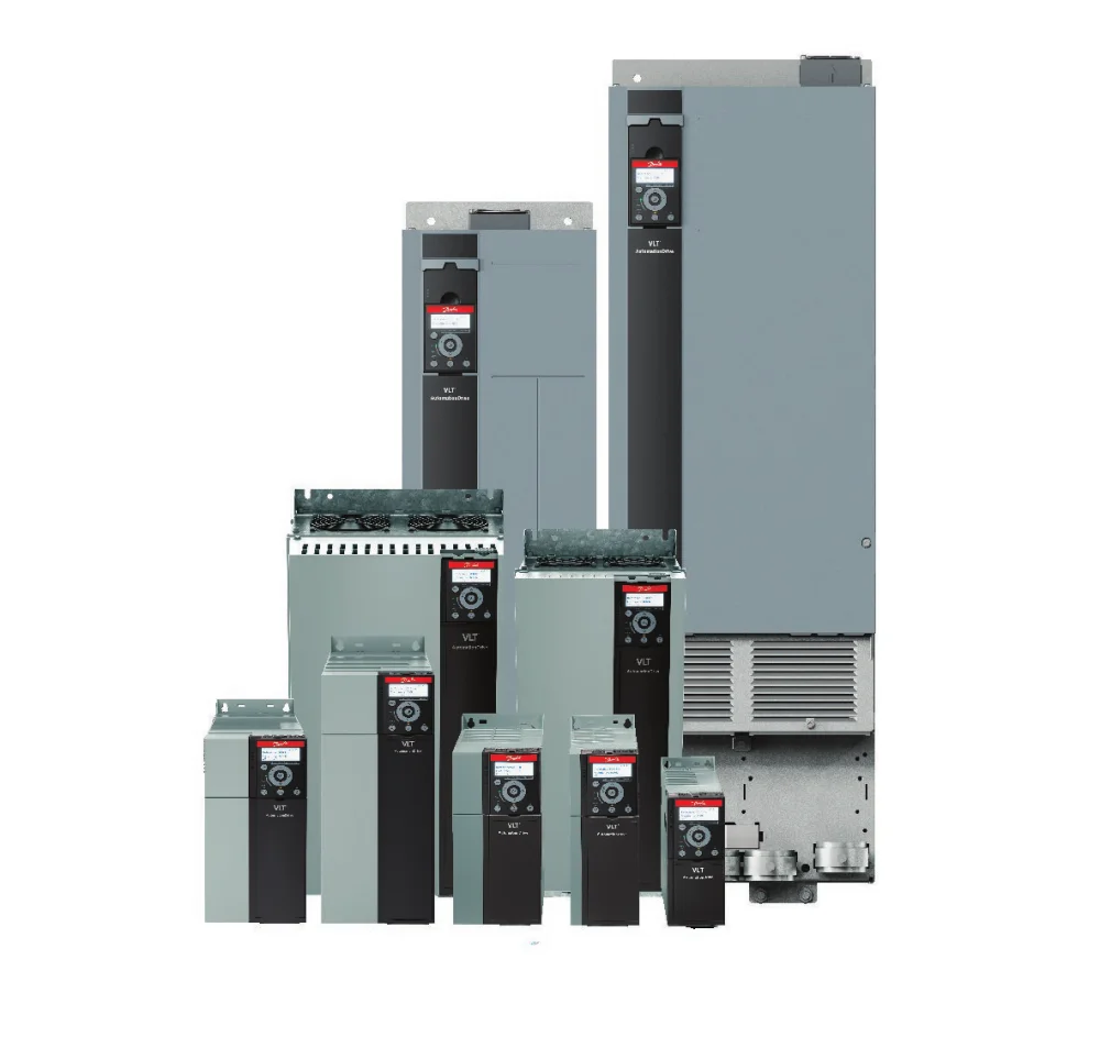 For Danfoss FC302 VFD High Performance 220V Vector Inverter for Industrial Use Automatic Control for Three Phase Compressor Moto