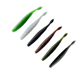 Lure Bionic Artificial Soft Bait Needle-tailed Needlefish Spiral-patterned Stainless Steel 81g Multi-color Fishing Lure – Soft Lure – view 2