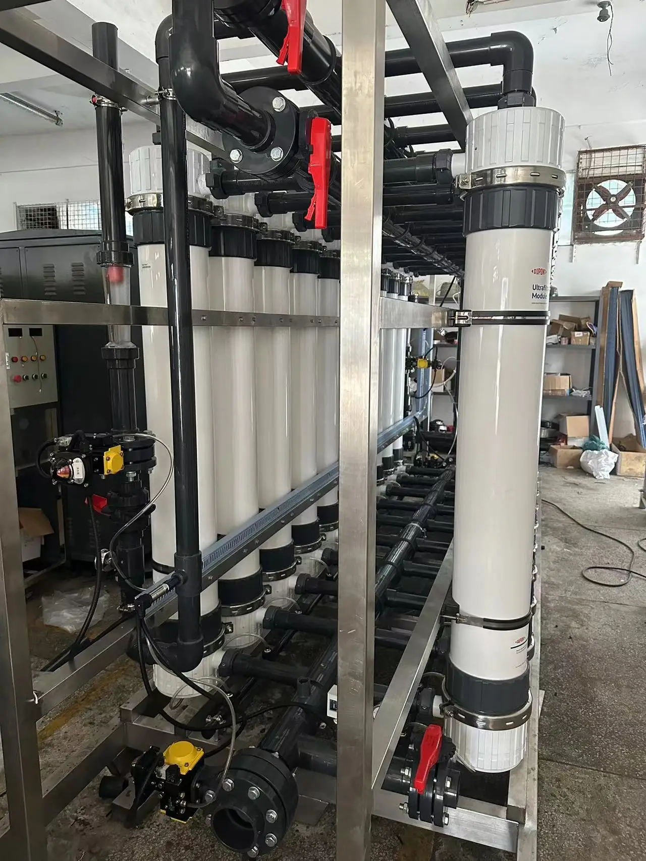 High Flow Pvdf Uf Membrane Ultrafiltration System With Hollow Fiber Membrane Uf Plant