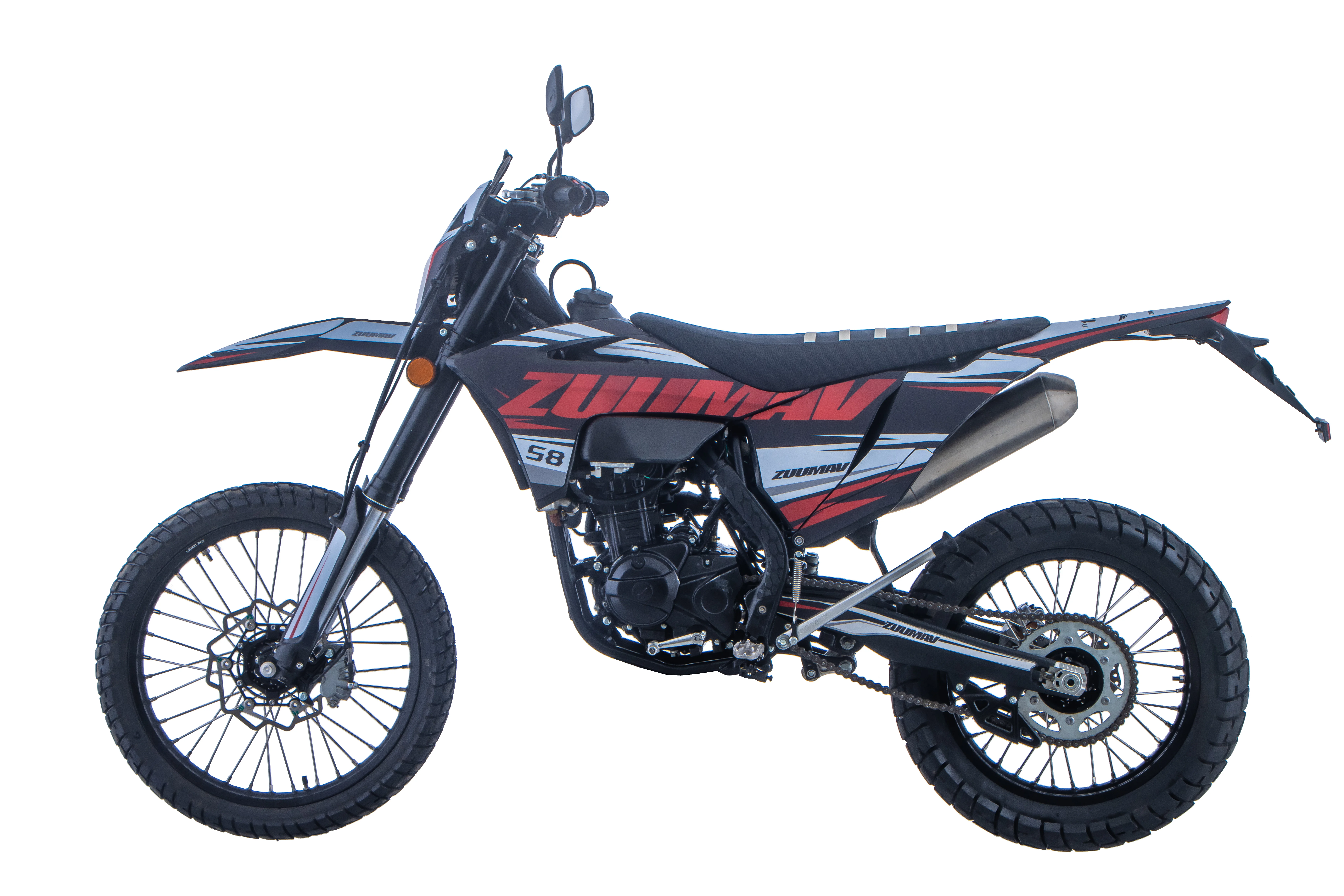 Zuumav S8-ZY125 Enduro Motorcycle - 125cc Dirt Bike