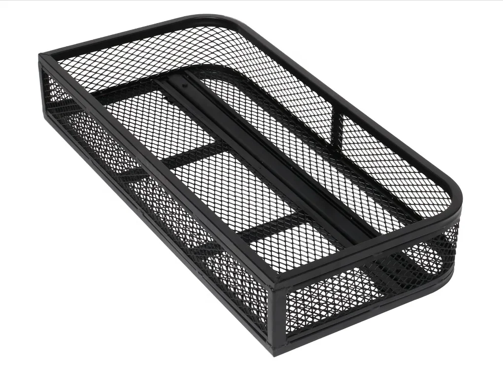 Quad ATV Front Basket for Packaging with Hints Universal Metal Robust Construction Cargo Rack to Carrying Luggage or Somethings