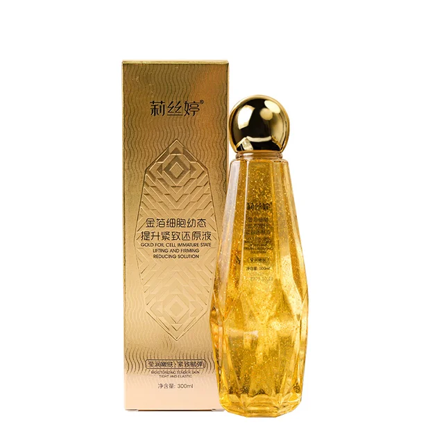 Lisitin Gold Foil Cell Young State Enhancing Firming Reducing Liquid Moisturizing Refreshing Sticky Skin Rejuvenating for