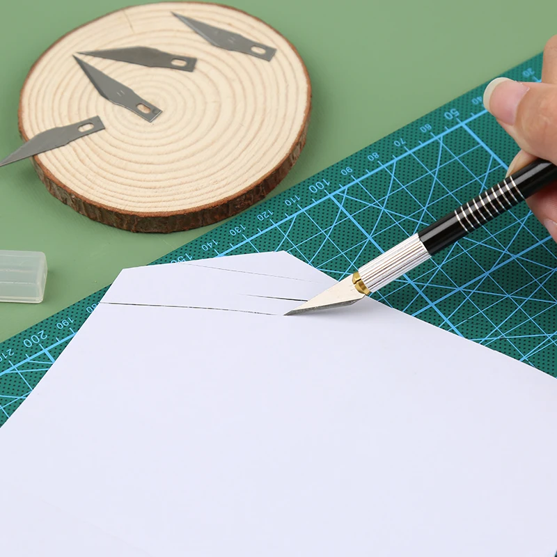 High Quality Aluminum Leather Handwork Tool  Pen Knife for Paper Hobby Art Craft Knife