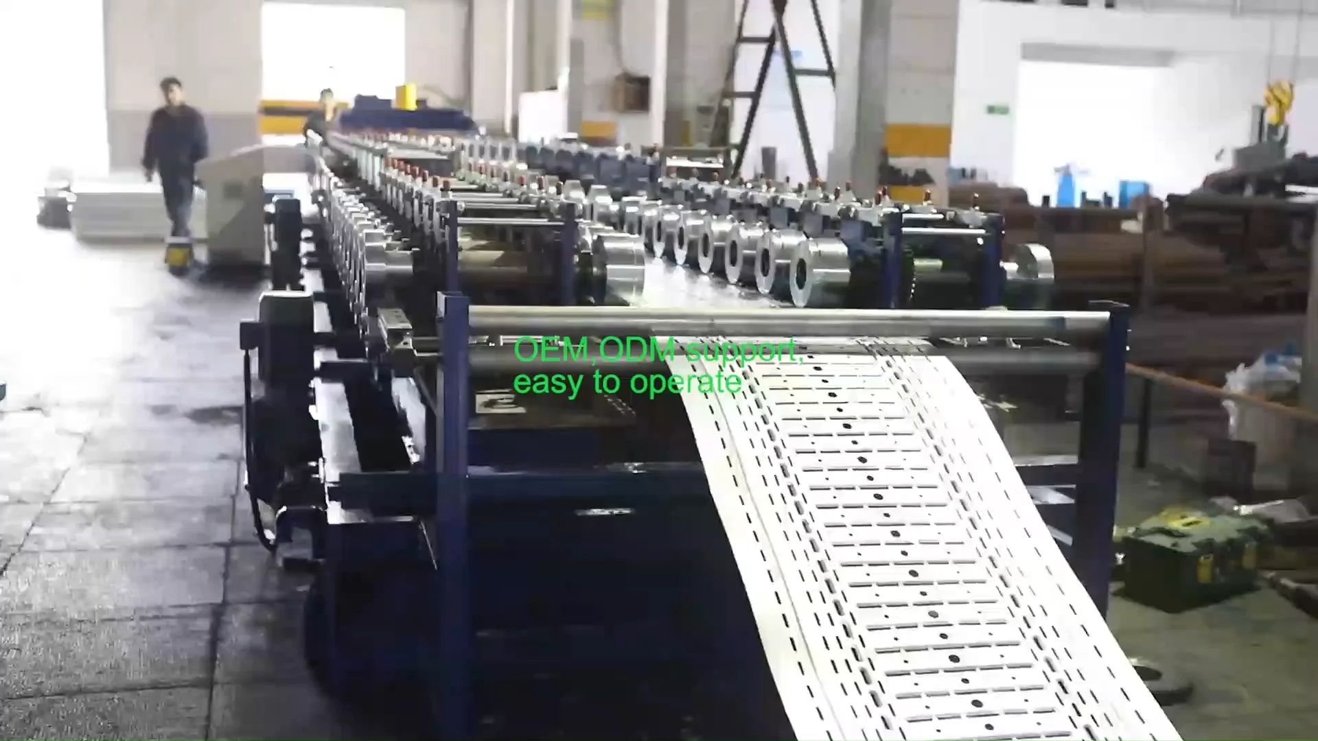 Automatic Cable Tray Punching And Forming Machine Ladder Type Cable