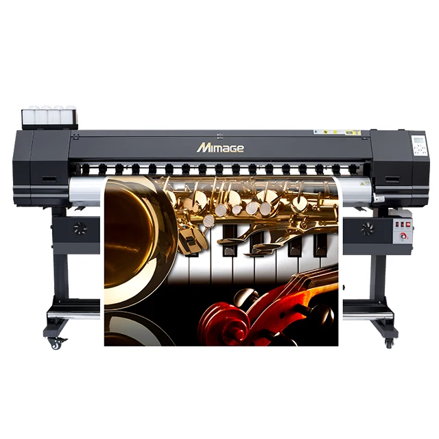 Mimage Cheapest 1.8m 5/6ft Large Format Eco Solvent Flex Banner Vinyl Printing Plotter and Sublimation Jersey Printer
