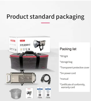 Manbily LED Video Photography Light  Photography Supplement Bowens Mount Led Continuous 400W Video Light  for Live Tiktok product image
