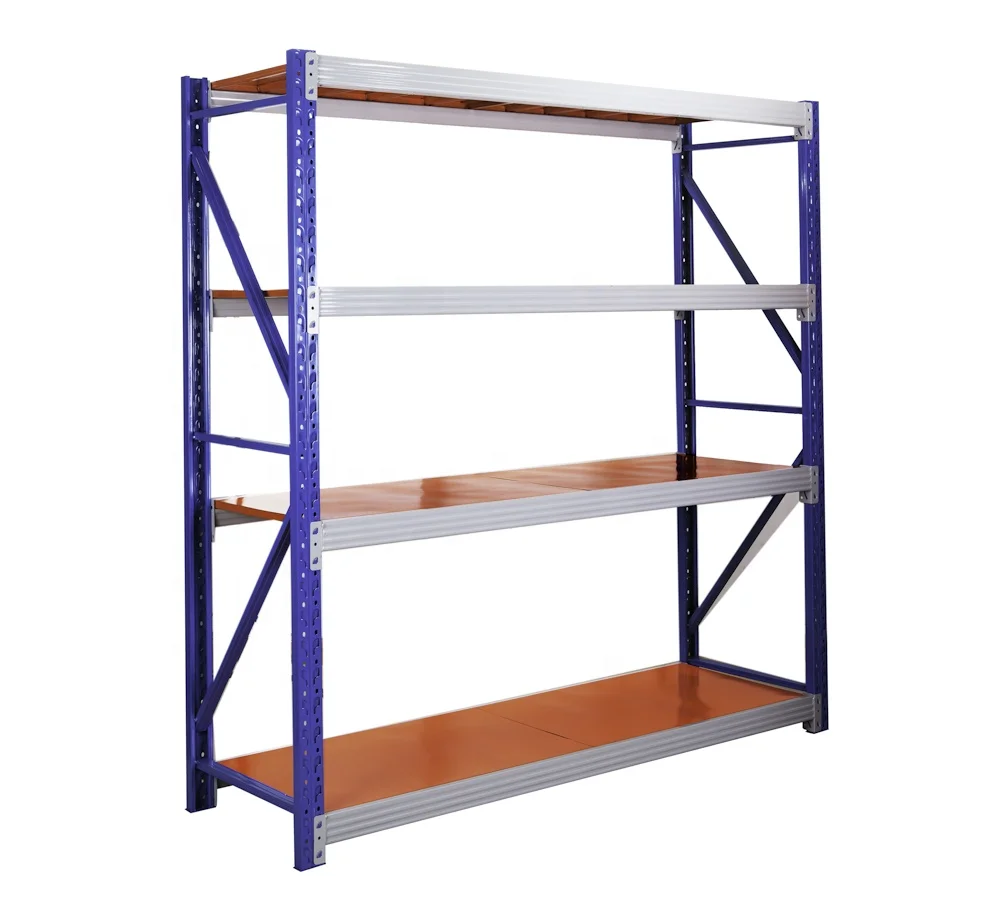 Abs Material Storage Rack European Style GreyWarehouse Industrial Racking System Pallet Racking System Boltless Shelving