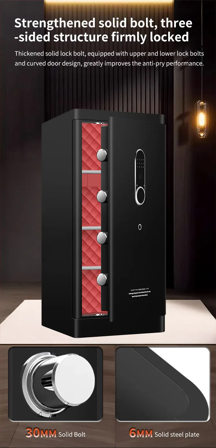 CEQSAFE High Quality Heavy Metal Home Money Security TUYA APP WIFI SAFE BOX supplier