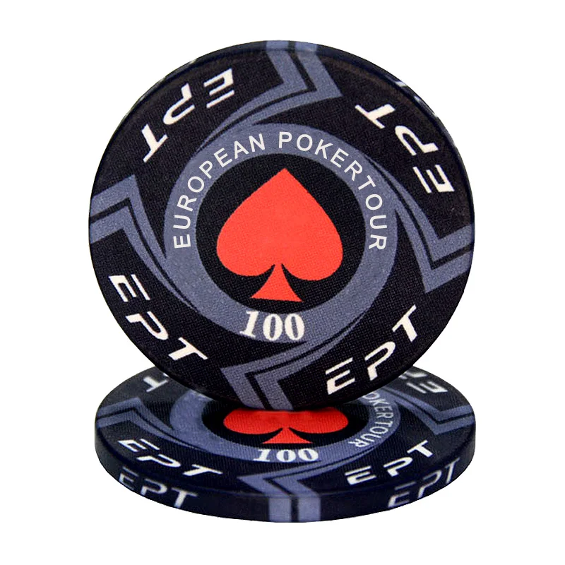 Hot Sale Ept Ceramic Poker Chip Texas Custom Professional Casino
