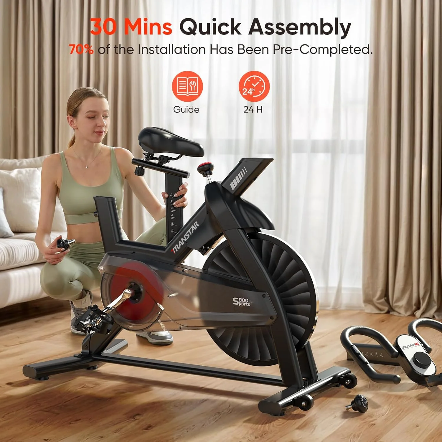 Top Sales Home Gym Indoor Cycle Spin Exercise Bike
