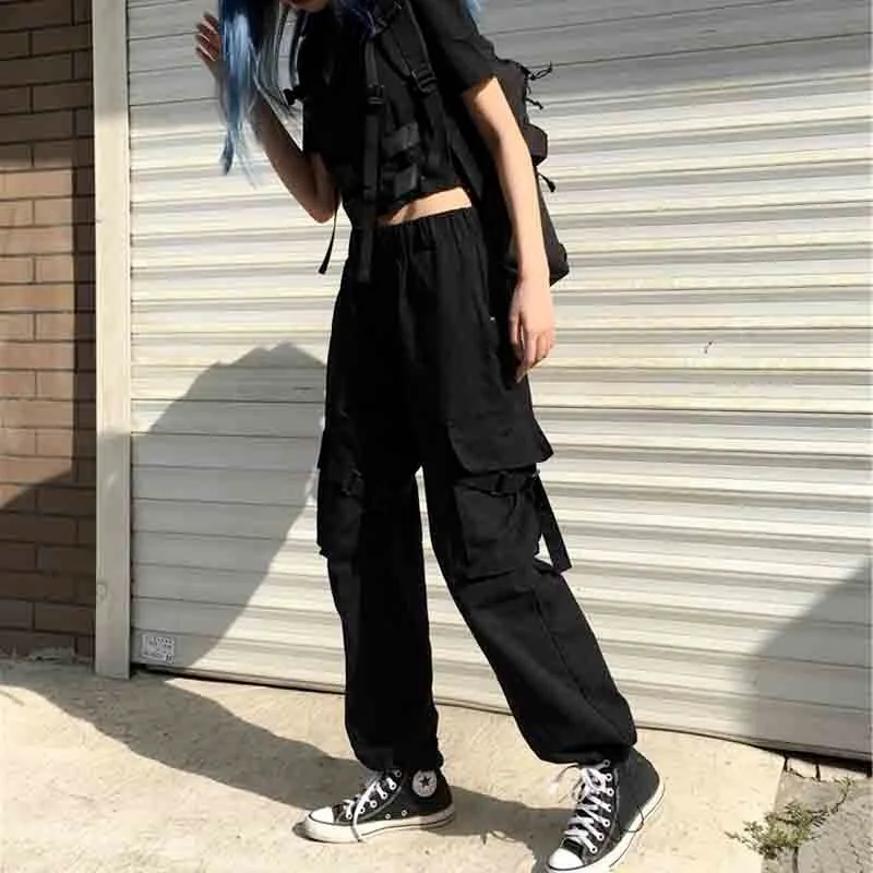 Hippie Women Cargo Pants Baggy 
