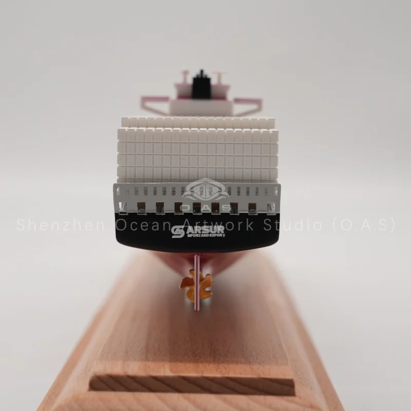 Exquisite COSCO container ship model adopts professional model making techniques to restore authentic transport ship structure and exterior details. This premium crafts ship model features precise proportional design, refined painting and clear brand logos, presenting realistic marine transportation visuals.Durable materials and fine craftsmanship ensure high simulation quality. It serves perfectly for office ornaments, exhibition displays, shipping gifts and corporate collections.We support personalized customization, color adjustment and bulk wholesale. As a reliable manufacturer, we provide high-quality ship models to global shipping and logistics partners.Amber@vesselmodel.com Tel: +86 18038048785