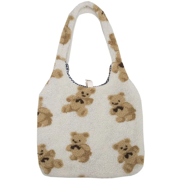 fluffy lamb bag