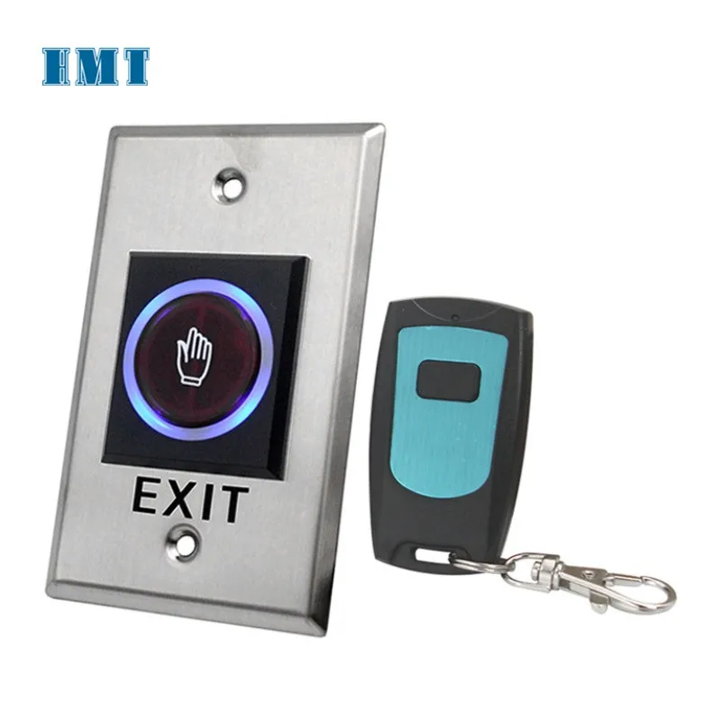 Cheap and High Quality HMT No Touch Exit Button with Remote Control 433mhz Touchless Sensor