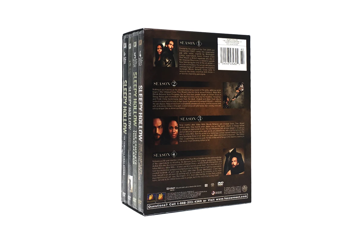 Sleepy Hollow Complete Season 1-4 DVD Box Set - Wholesale