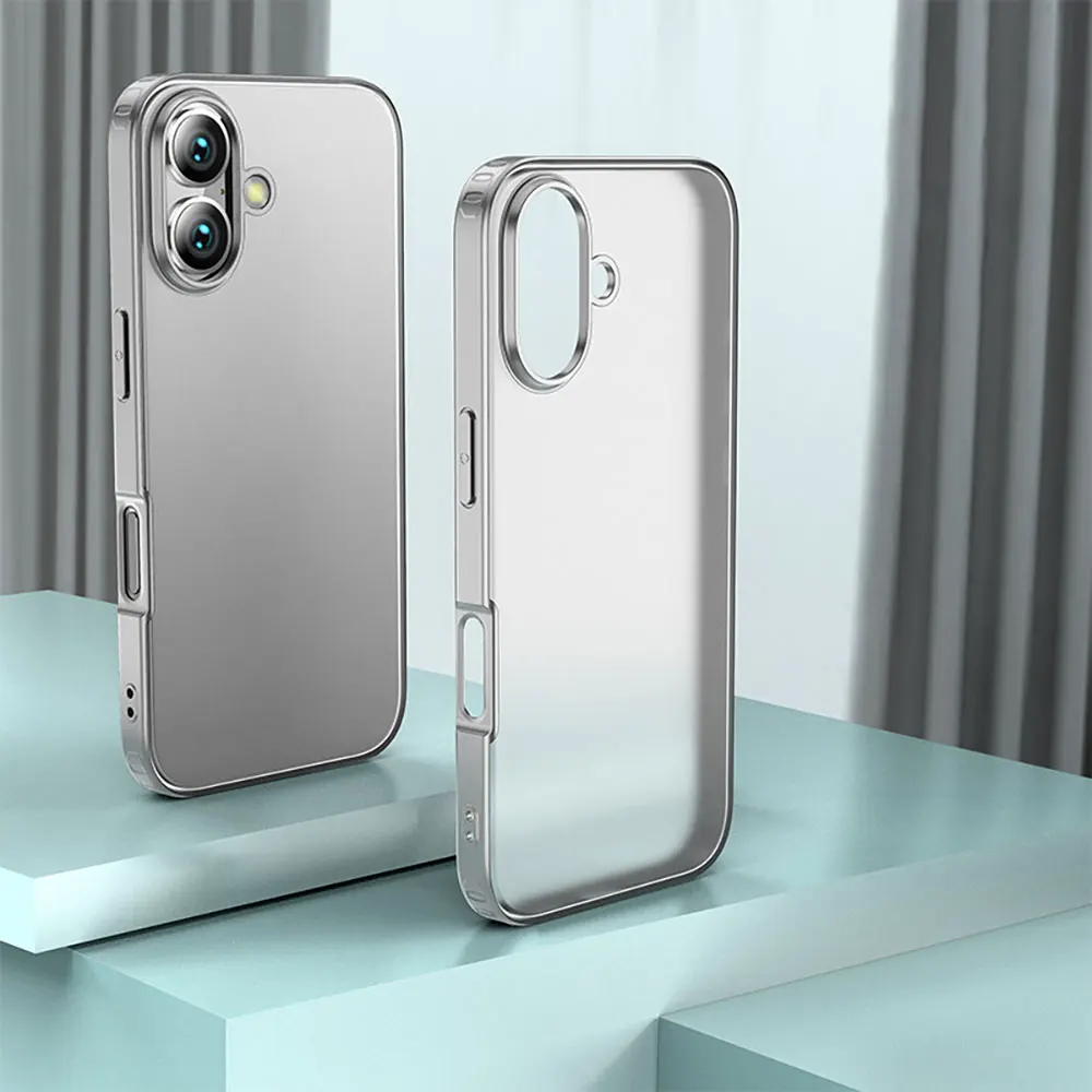 Frosted Phone Case For Iphone 16 15 14 13 12 11 Plus Pro Max Simple Business Luxury Camera Lens Protection Sjk650 Laudtec