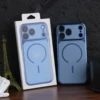 Blue Magnetic Phone Case for iPhone