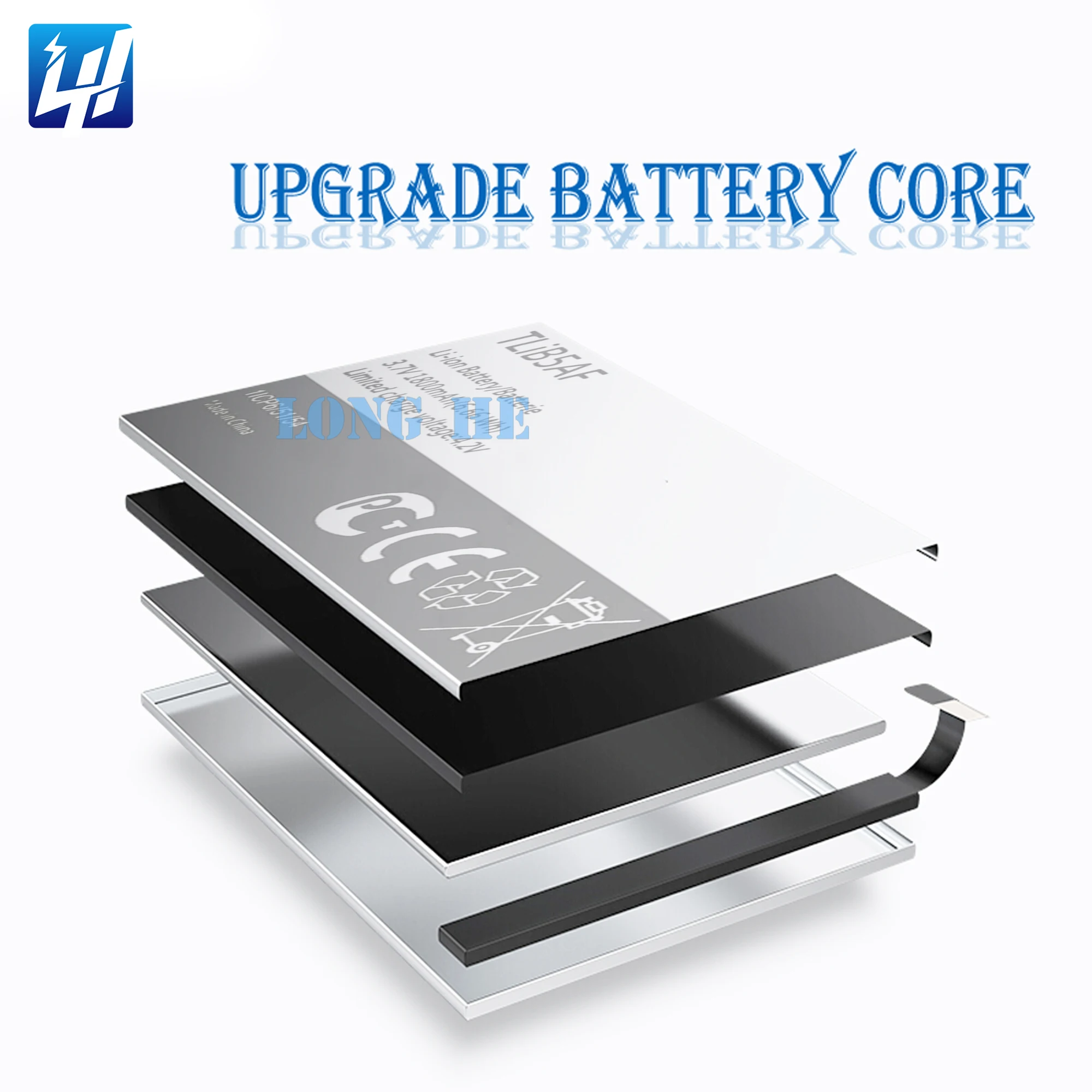 Batteria Al Litio 1950mAh Per Alcatel – Sostituisce CAB32E0000C1, TLiB5AF, TLiB32E, Compatibile Con Alcatel One Touch 997D, 5035D, Pop C5, Linkzone MW40, E Molti Altri Modelli, 3.7V - 2