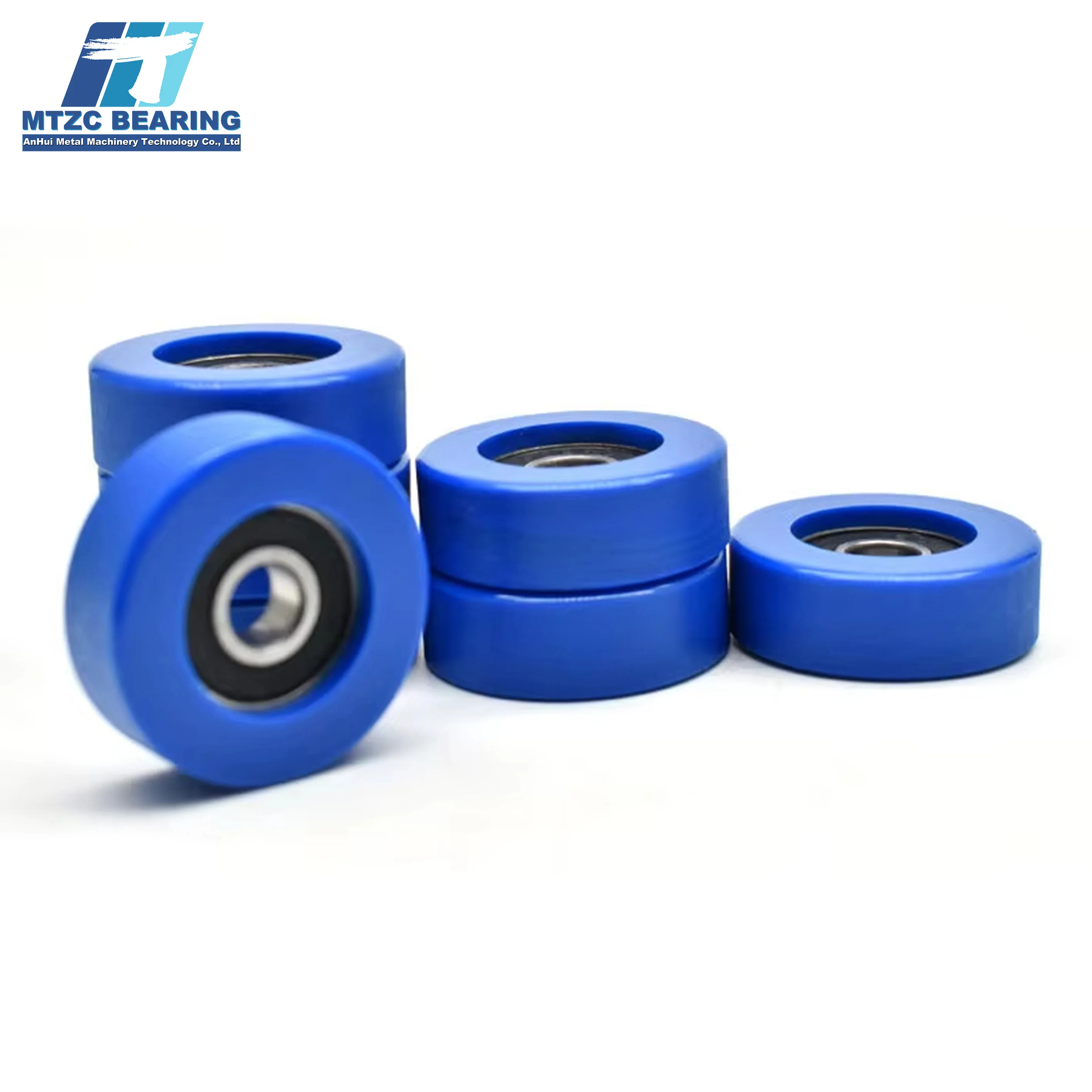 MTZC Low Friction Bearing 3*10*3MM Rubber Wheels 683 Polyurethane POM Nylon PU Plastic Rubber Coated Bearing