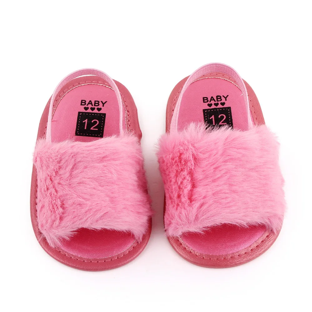 Chaussons D'Été Bébé 6-12 Mois Sandales à Fond Plat Antidérapantes Respirantes - Doux Et Confortables