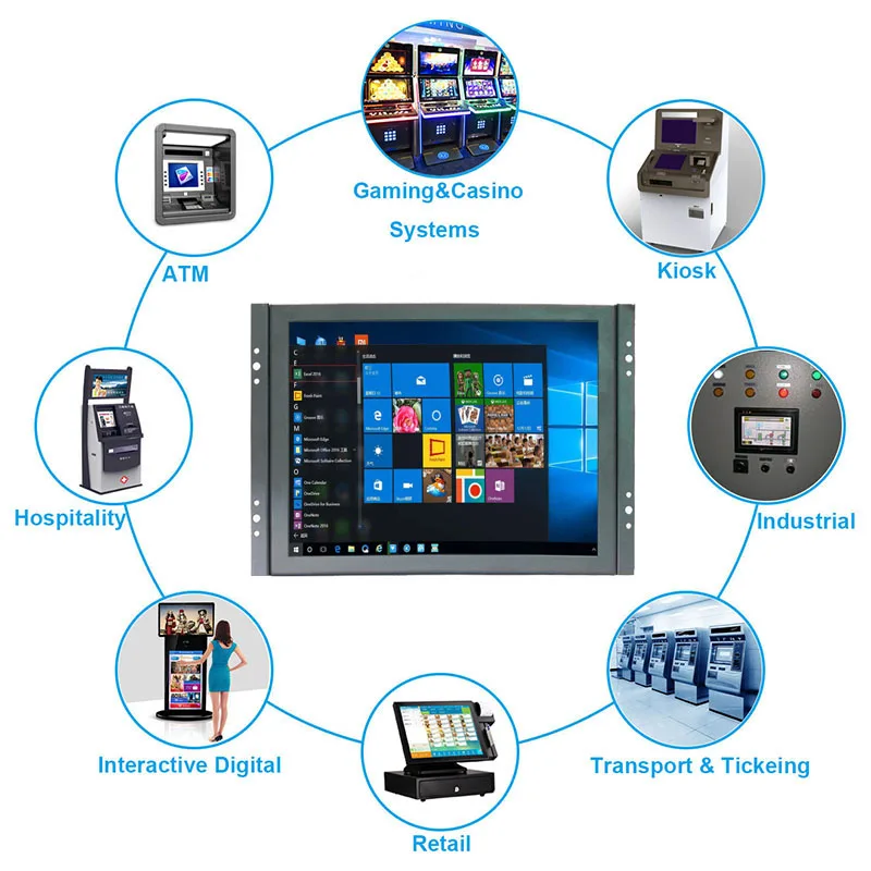 産業用8インチ1024*768埋め込みオープンフレーム液晶モニター| Alibaba.com