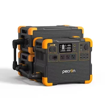 Pecron E2400LFP 2400W 8192Wh LiFePO4 Portable Solar Generator Power Supply for Camping Emergency Motorhome Outdoor Power Tools