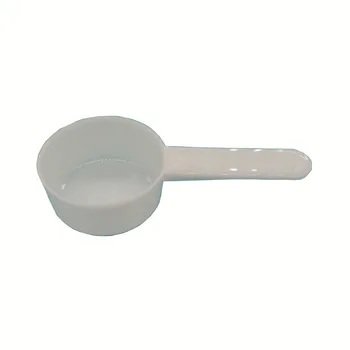 12g powder spoon 25ML liquid scoops white flat bottom measuring spoon