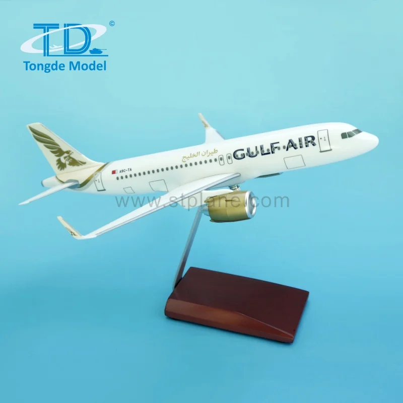 Gulf Air Airbus A320neo 1/150 Scale 25cm Resin Crafted Simulation