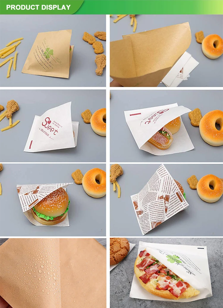 Zambia Carrier Bags Waterproof Paper Food Bag