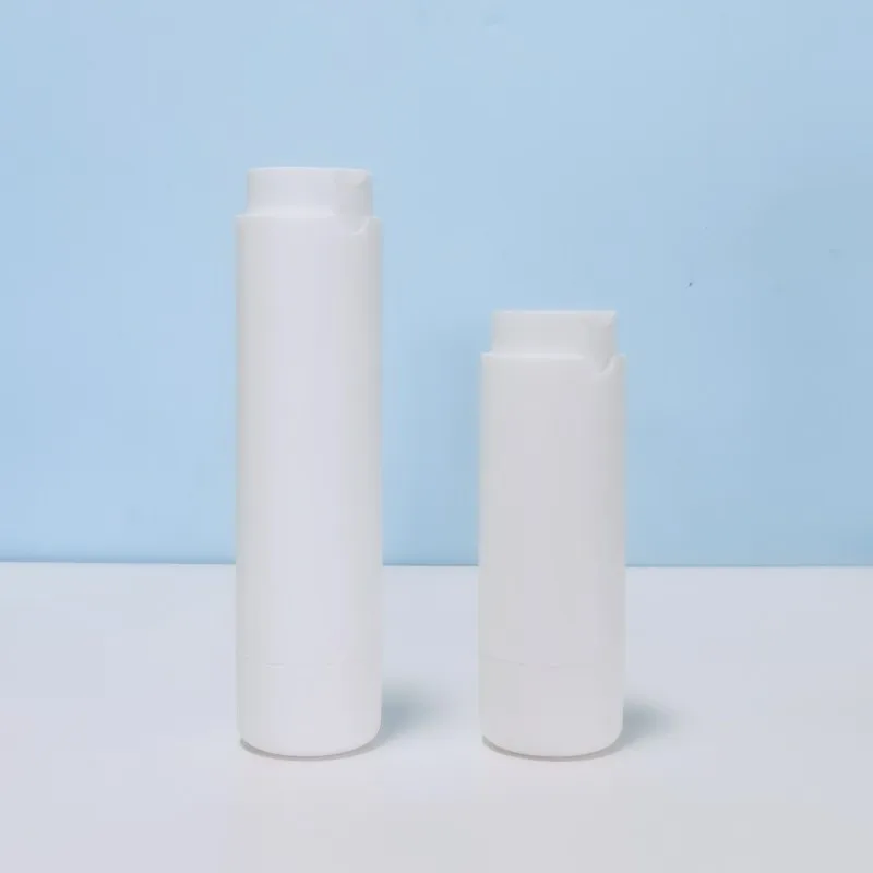 25ml 45ml Round Rotary Airless Bottle White Cosmetic Twist up Bottle Cosmetic Airless Pump Bottle